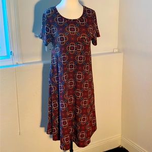 LulaRoe Carly style high low Aline dress